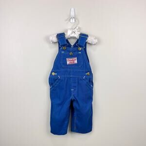 Vintage Liberty Cracker Jack Overalls Blue 12 Months USA